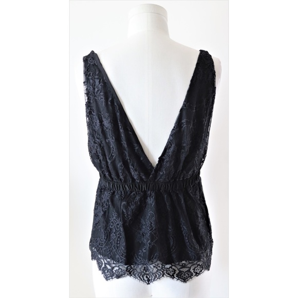 Closet Clear Out! ❤️ NWT! Free People ‘Chante’ black lace tank - Picture 5 of 12